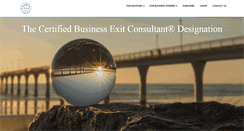 Desktop Screenshot of certifiedbusinessexitconsultant.com